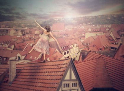 Çatılarda dengede durmak