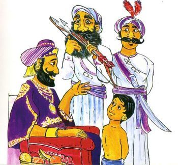 Babası Siddharta'ya öğüt veriyor.