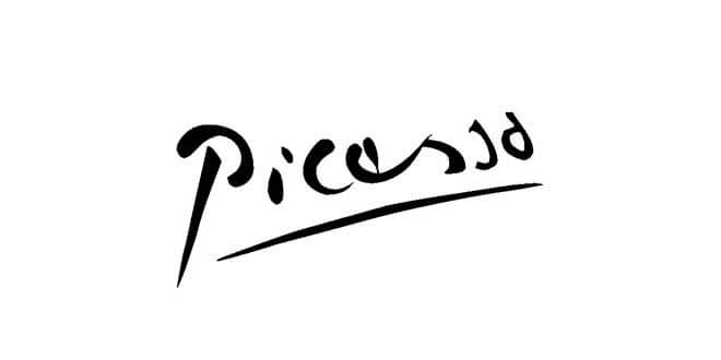 Picasso'nun imzası