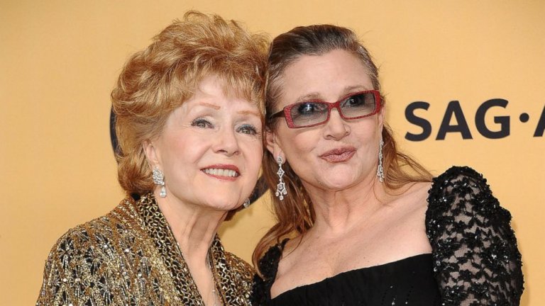 carrie fisher ve annesi