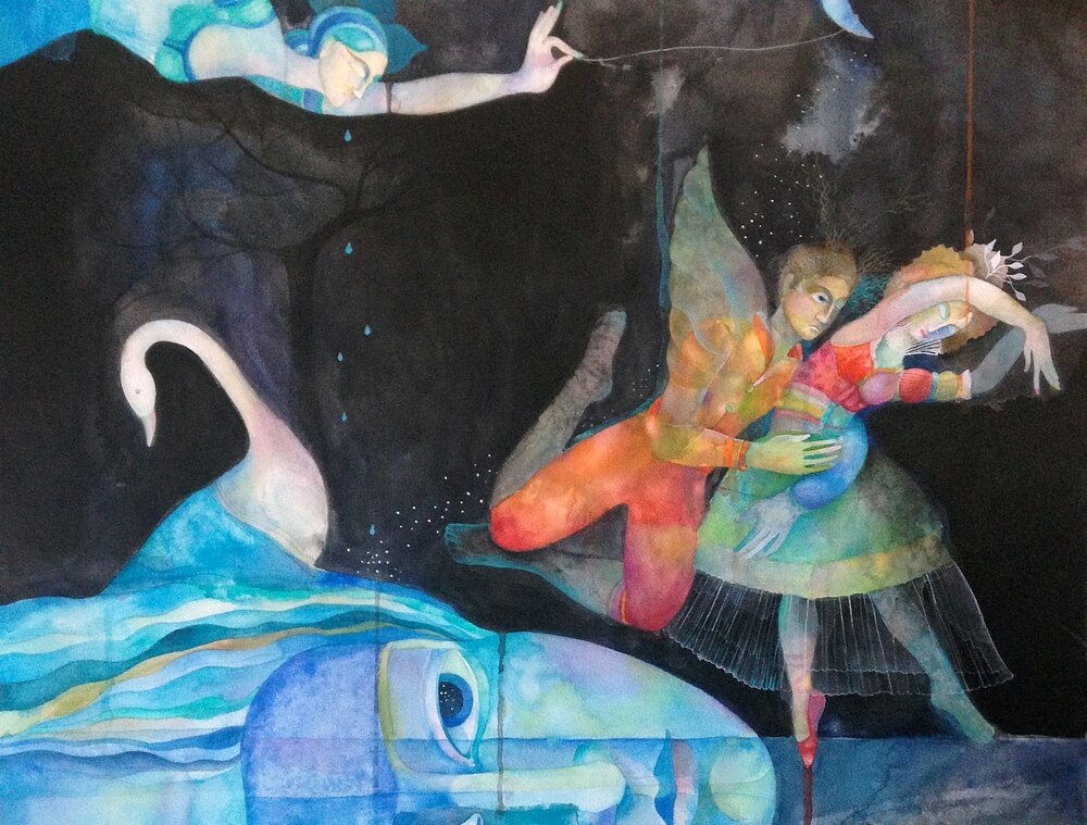 absürd tiyatro sahnesi