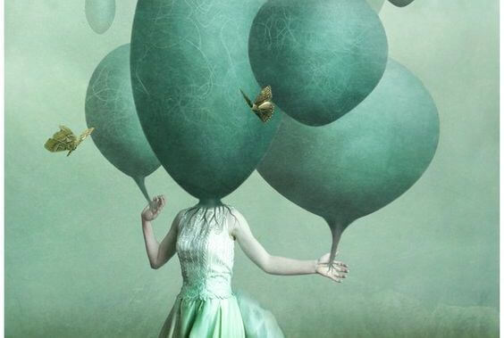 yeşil balon kafalar