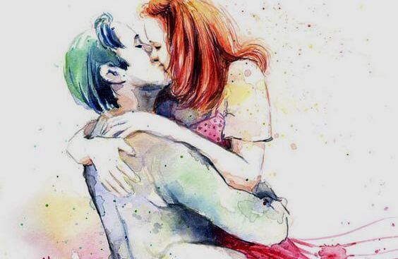rengarenk öpüşmek