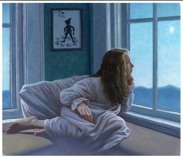 peter panı bekleyen kız