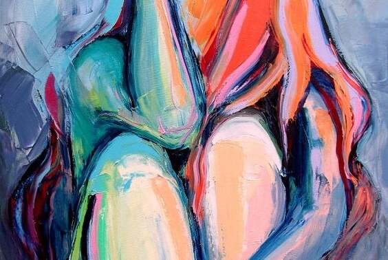 depresyondaki kadın