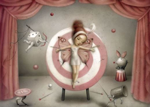 hedef tahtasında melek