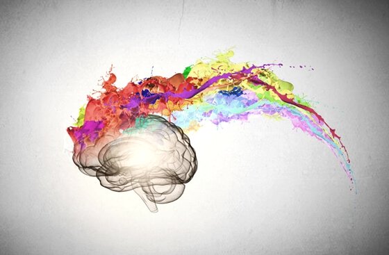 siyah beyaz beyin, rengarenk düşünceler