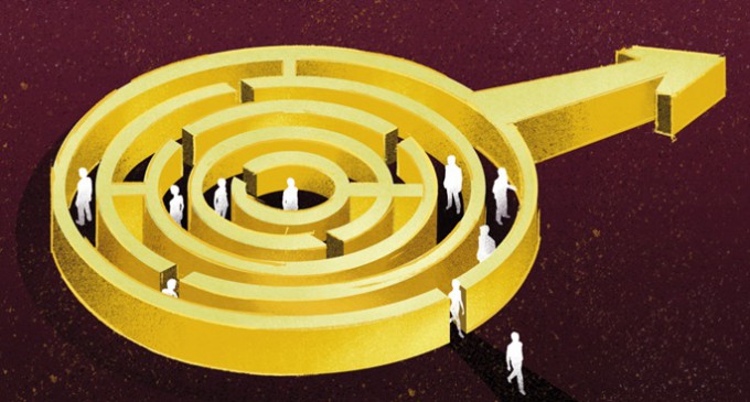 cinsiyetçilik labirentinde sıkışıp kalmış insanlar