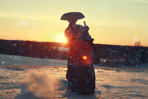 batan güneşte samuray