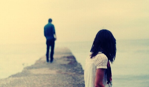 adam ve kadın ayrılık aşamasında