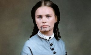 Mavi Dövmeli İki Kez Esir Düşmüş Kadın: Olive Oatman