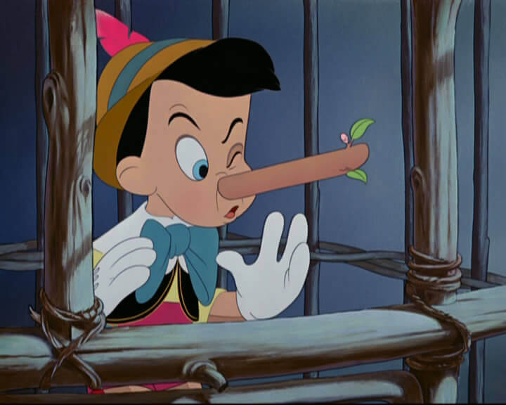 Pinokyo yalan söylüyor