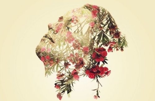 çiçek kafalı adam