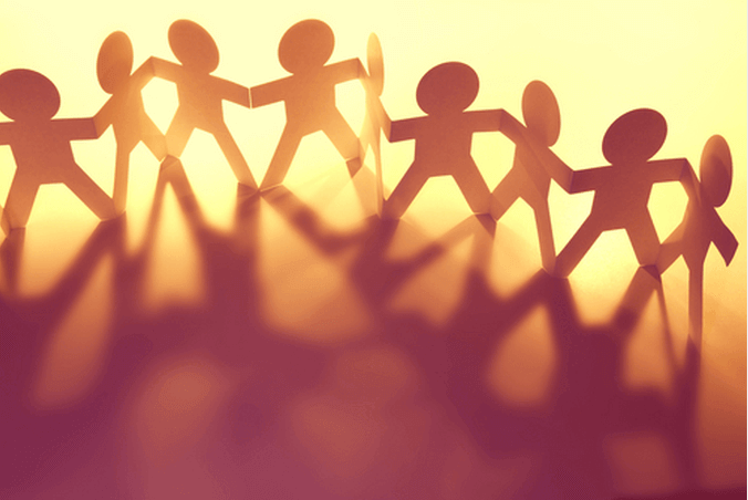 kağıttan kesme adamlar