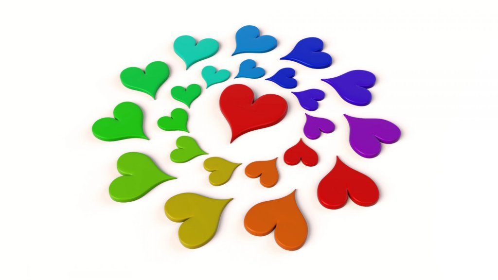 kalpler birleşip kalp olmuş