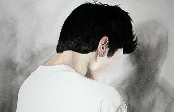 arkası dönük insan figürü