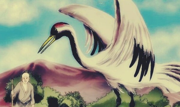 büyük turna kuşu ve yaşlı bilge