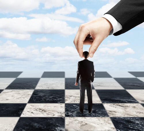 satranç tahtası adam