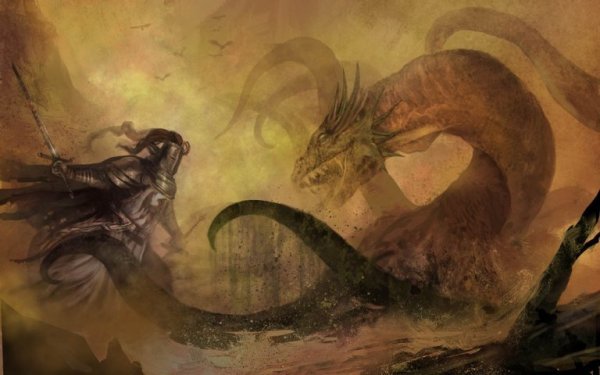 ejderha ve şövalye