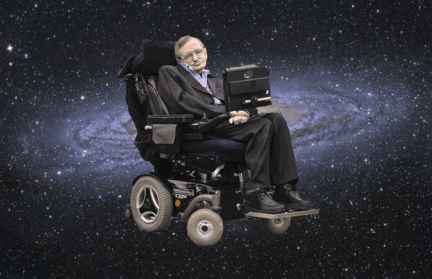 Stephen Hawking'in tekerlekli sandalyesi gökyüzünde