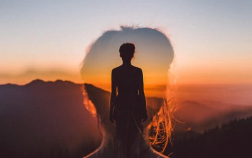 gün batımı kadın