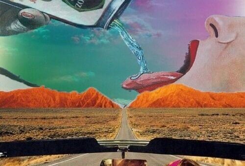 alkolsüz içecek içen kadın