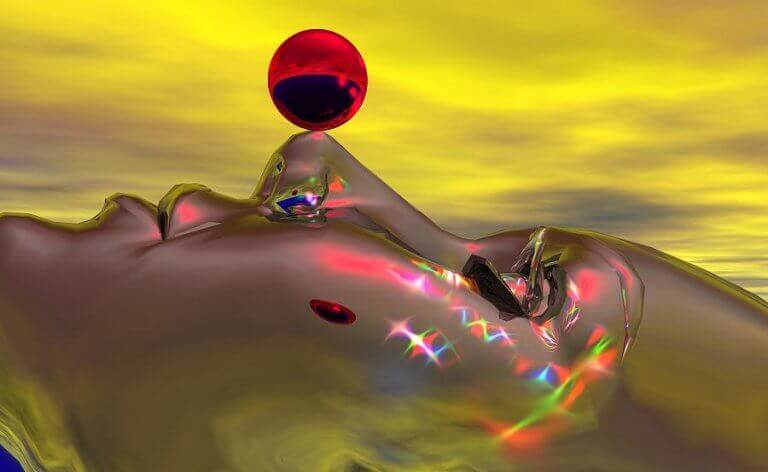 kadının burnunda top var