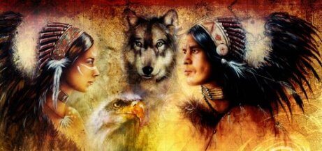 amerika yerlileri ve kurt