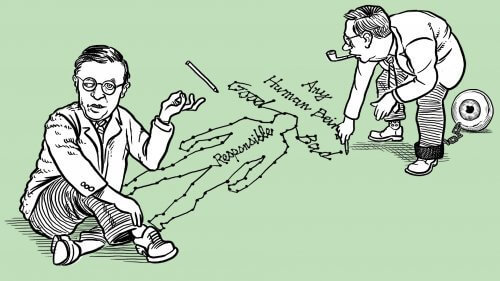 sartre insan üzerinde çalışıyor