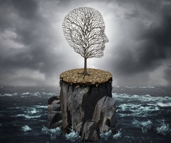 fırtınada bir ağaç