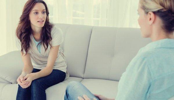 terapiye giden kadın