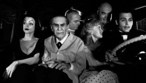 ed wood film ekibi arabada