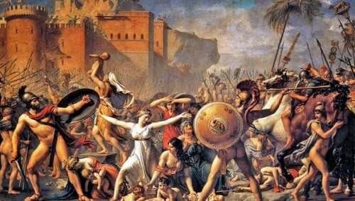 saldırı altındaki kadın tablosu