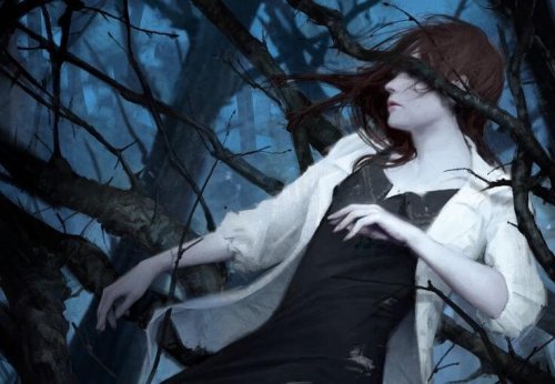 Dallar arasındaki kadın