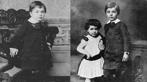 albert einstein'in çocukluk fotoğrafları