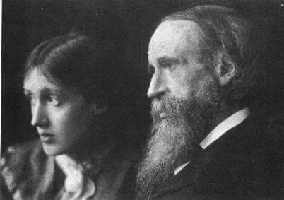Virginia Woolf ve babası 