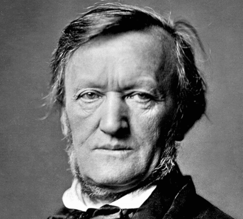 Richard Wagner'ın bir portresi.