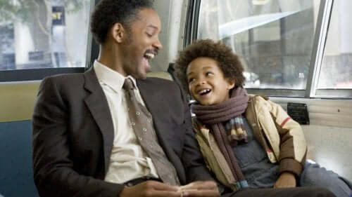 Umudunu Kaybetme (Pursuit of Happyness) filminden bir kare.