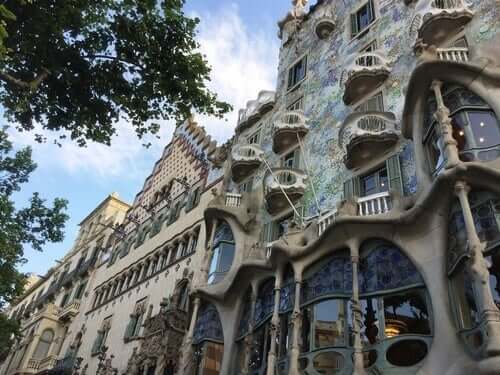 Antoni Gaudí tarafından yapılan Casa Batlo