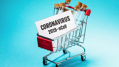 Koronavirüs ve market arabası