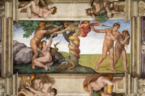 Bir Michelangelo tablosu.