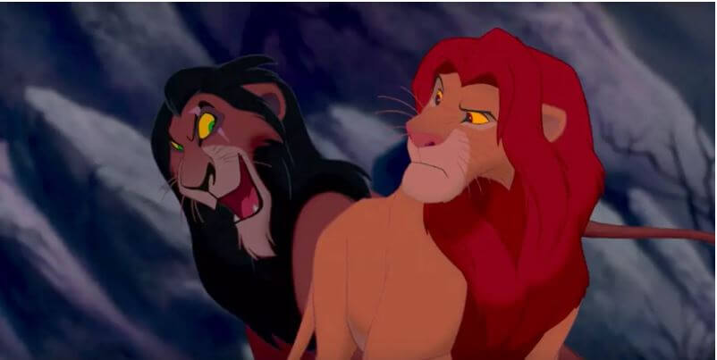 scar ile mağara sahnesi