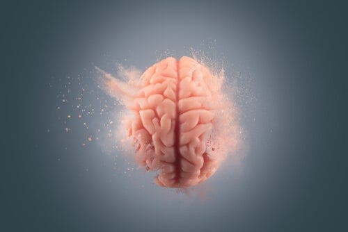 Bir beyin illüstrasyonu.