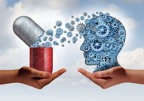 İlaçların insan zihni üzerindeki etkisini temsil eden bir görsel.