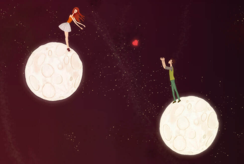 kalp gönderen çift