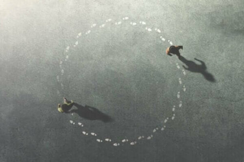 Louis-Bar sendromu: daire çizen iki insan