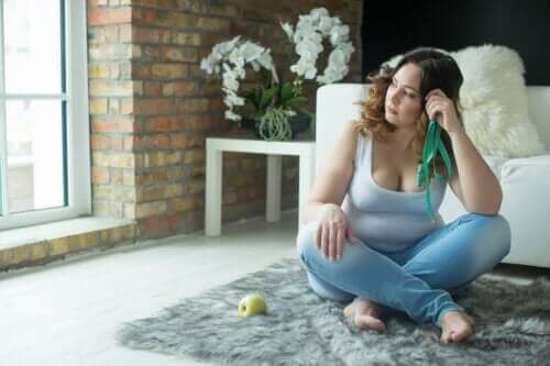 Hayal kırıklığına uğramış bir kadın.