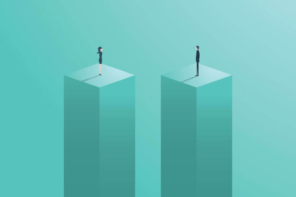 Cinsiyet eşitliği bir kadıın ve bir erkek